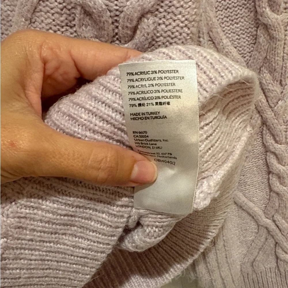 Anthropologie Daily Practice Cable Knit Pullover Sweater - Picture 10 of 10